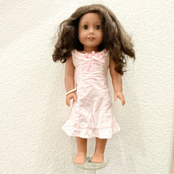 2014 AMERICAN DOLL Truly Me? Brunette Curly Hair Hazel Eyes 18” Girl Doll - Picture 7 of 16